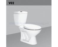 BÀN CẦU HC V02 2 NÚT NHẤN 